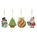 Set de bricolage créatif, porte-clés sur le thème de Noël