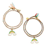 Bracelets tressés selon la technique Kumihino, Djeco