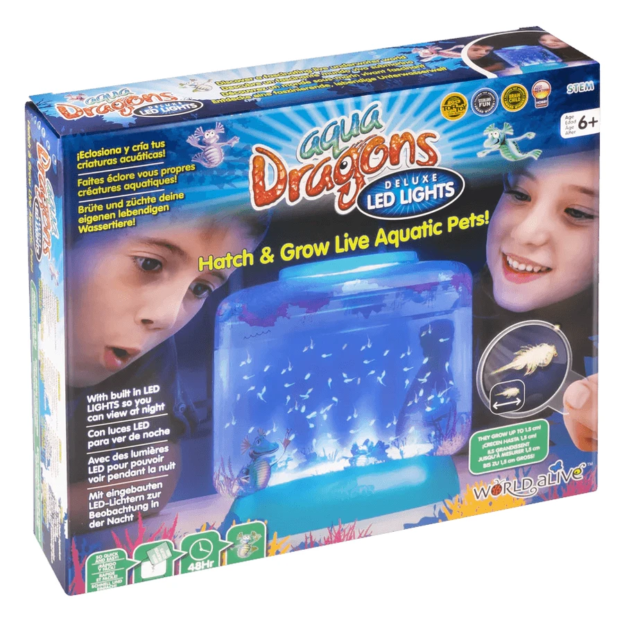 STEM Education Set - AQUA DRAGONS® Habitat Unterwasserwelt - Deluxe LED Aquarium