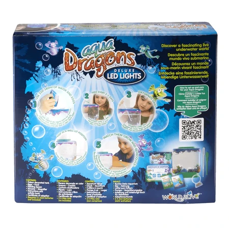 STEM Education Set - AQUA DRAGONS® Habitat Unterwasserwelt - Deluxe LED Aquarium