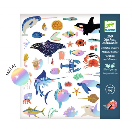 Metalen stickers Oceaan, Djeco