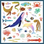 Metalen stickers Oceaan, Djeco