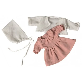Peignoirs de poupée rose et blanc assortis, Egmont Toys