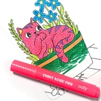 Coloring set with secret patterns Undercover Art - Kittens