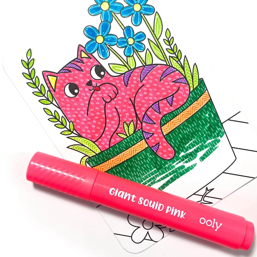 Coloring set with secret patterns Undercover Art - Kittens