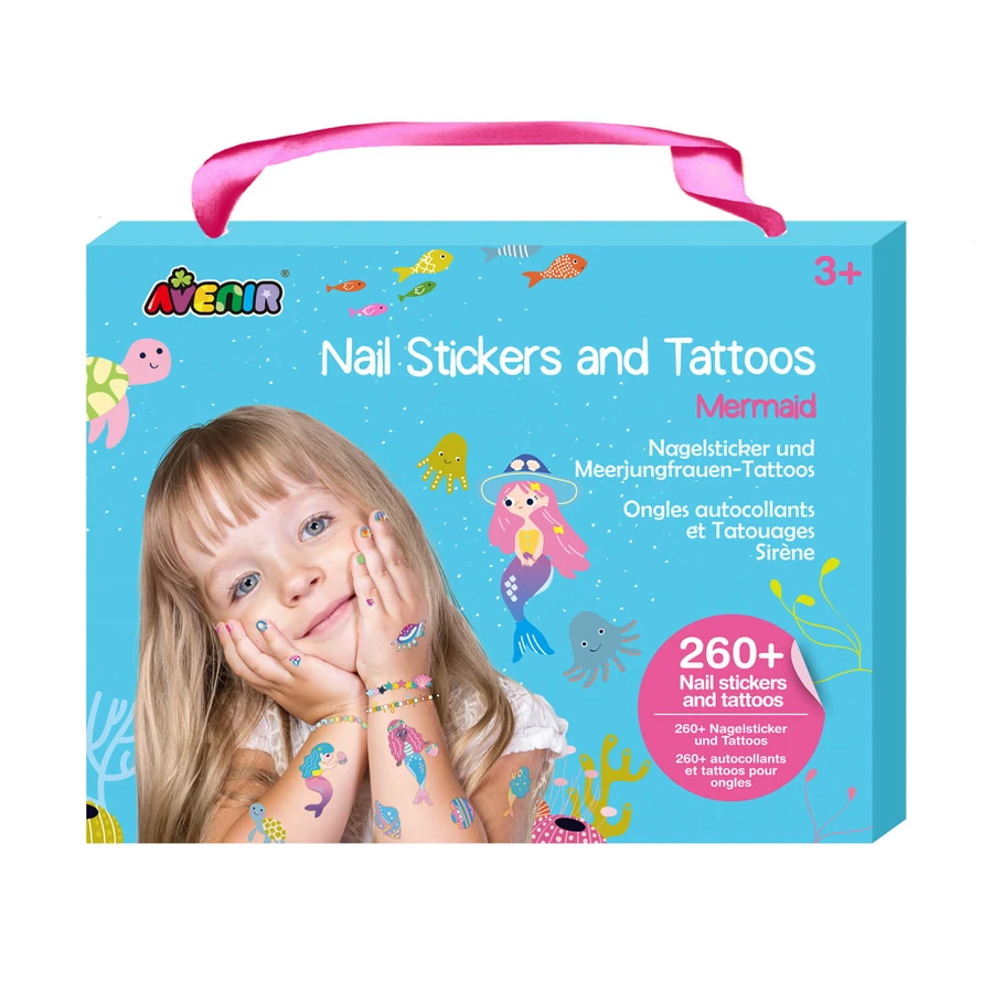 Stickers voor nagels en tatoeages - Sirena