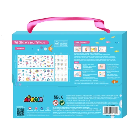 Stickers voor nagels en tatoeages - Sirena