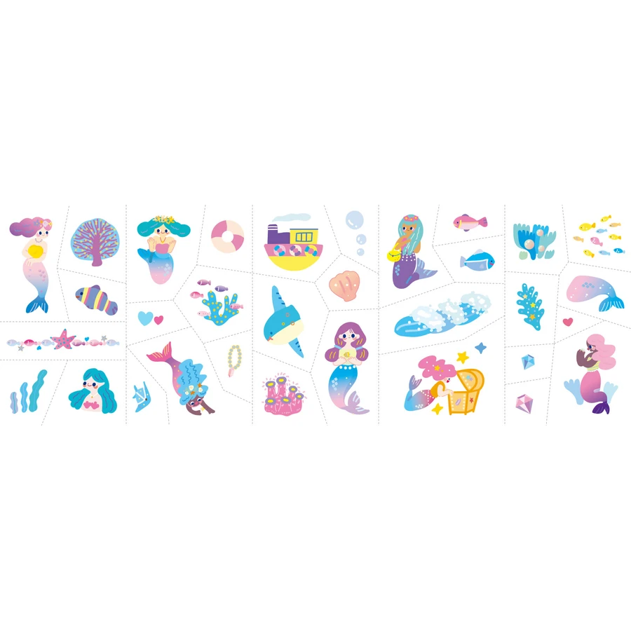 Stickers voor nagels en tatoeages - Sirena