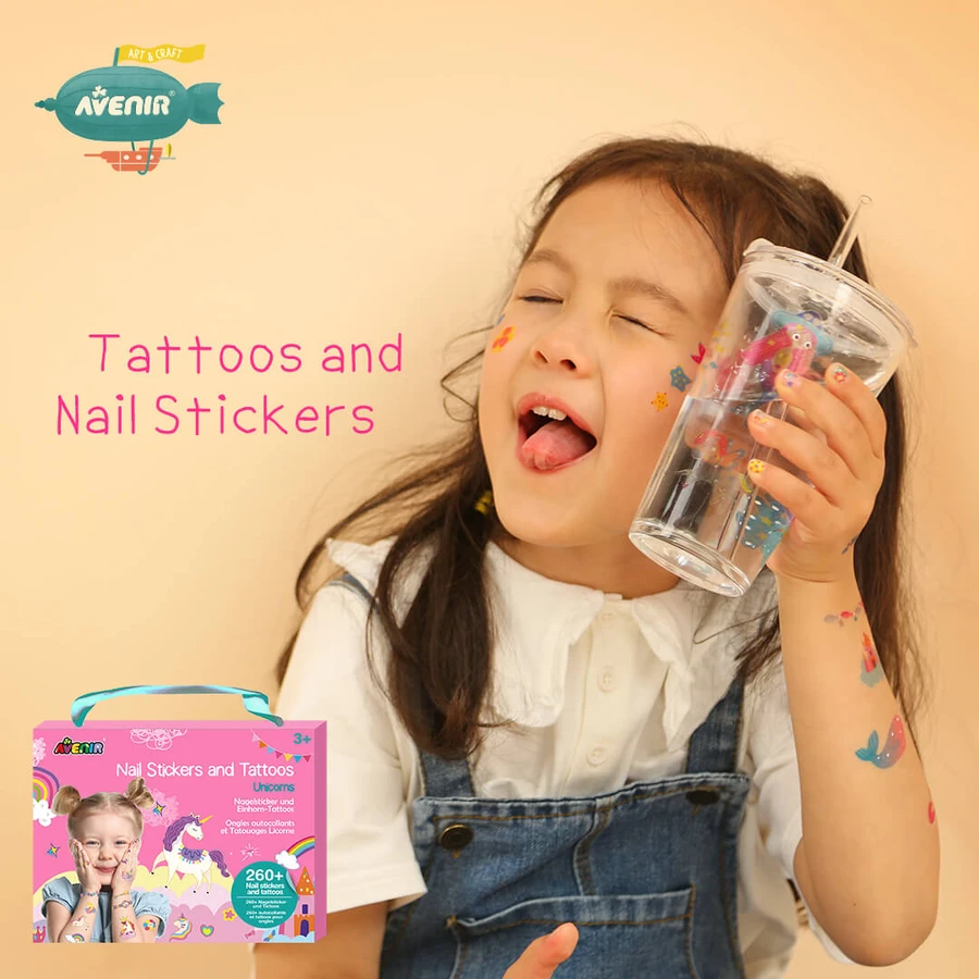 Stickers voor nagels en tatoeages - Sirena