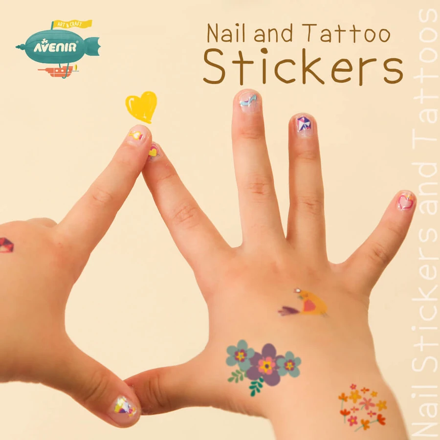 Stickers voor nagels en tatoeages - Sirena