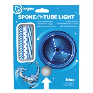 SpinBrightz buisvormige LED-lampjes voor fietswielen, blauw