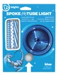 SpinBrightz luces LED tubulares para ruedas de bicicleta, azul