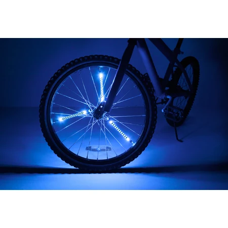 SpinBrightz buisvormige LED-lampjes voor fietswielen, blauw
