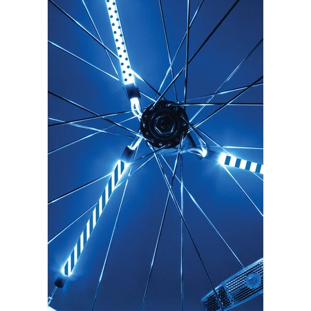 SpinBrightz buisvormige LED-lampjes voor fietswielen, blauw
