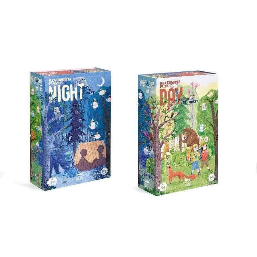 Puzzle Londji reversible, día y noche