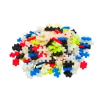 Plus-Plus construction set, 240 pieces tube, Glow Mix, fluorescent colors