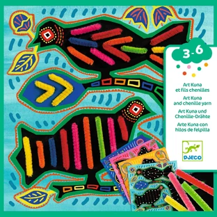 Djeco plush wire paintings, Super soft