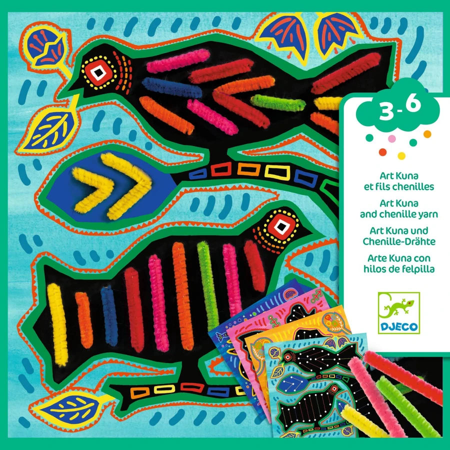 Djeco plush wire paintings, Super soft