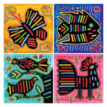 Djeco plush wire paintings, Super soft