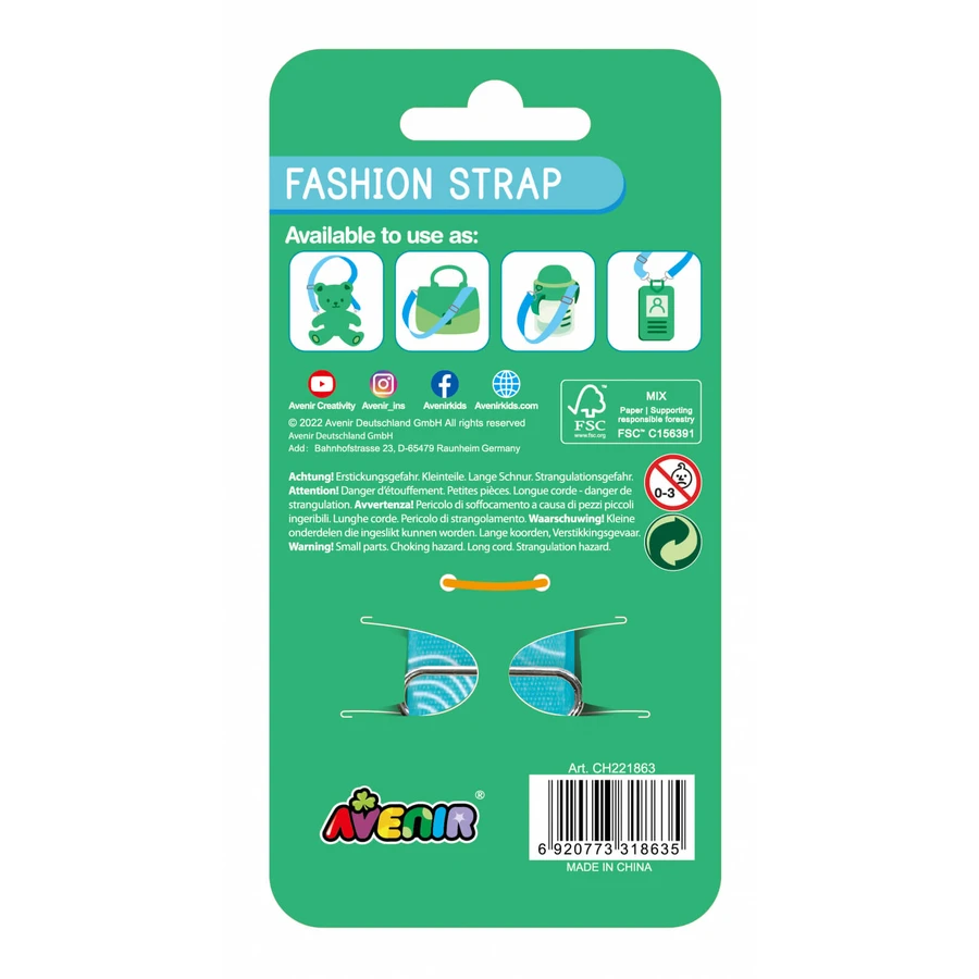 Correa ajustable para accesorios de moda - Musical Bunnies