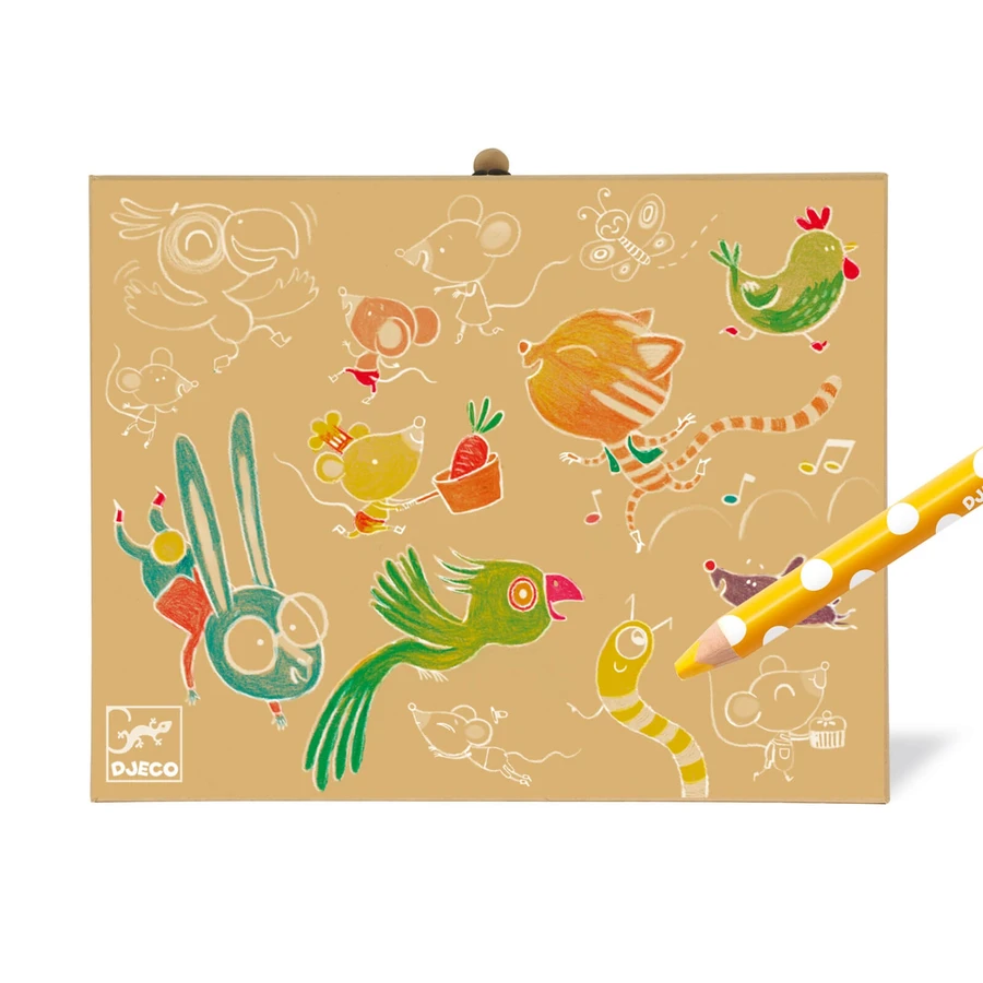 Djeco color box for first drawings