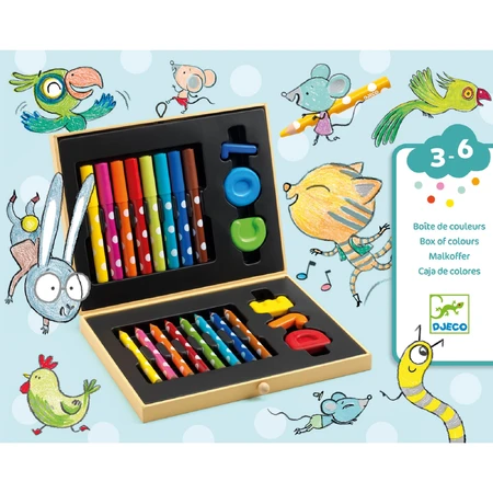 Djeco color box for first drawings
