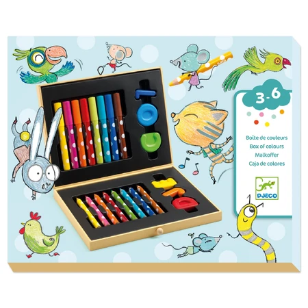 Djeco color box for first drawings