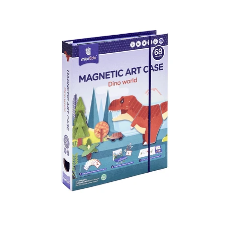 Magnetisch kunst- en bijpassend puzzelspel - Dinosaur World