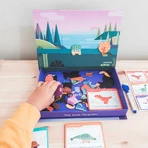 Magnetisch kunst- en bijpassend puzzelspel - Dinosaur World