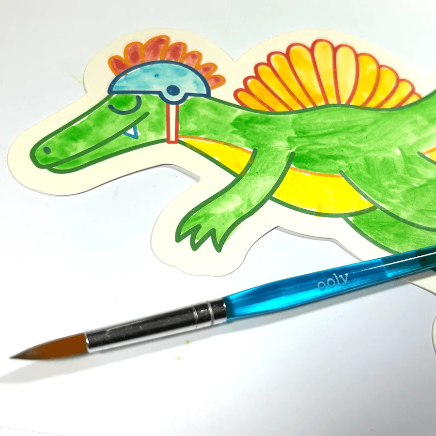 Kit aquarelle - Facile à peindre - Dinosaures, Playful Painters