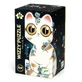 Phosphorescent jigsaw puzzle Round cats, Djeco