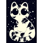 Phosphorescent jigsaw puzzle Round cats, Djeco