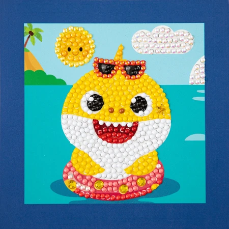 Set de peinture créative en diamant - Baby Shark