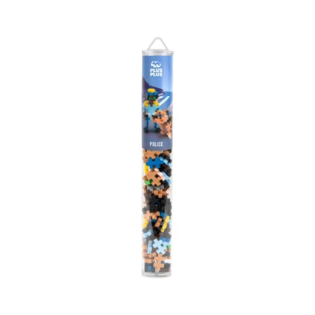 Plus-Plus construction set, 100 pieces tube, Police