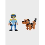 Plus-Plus construction set, 100 pieces tube, Police