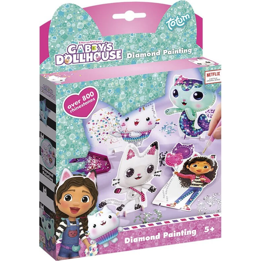 Creative diamond painting set Gabby's Dollhouse