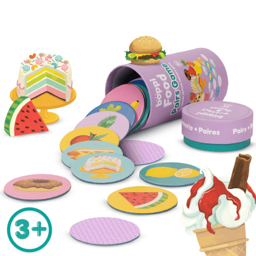Pair matching game Boppi, 48 pieces, Food