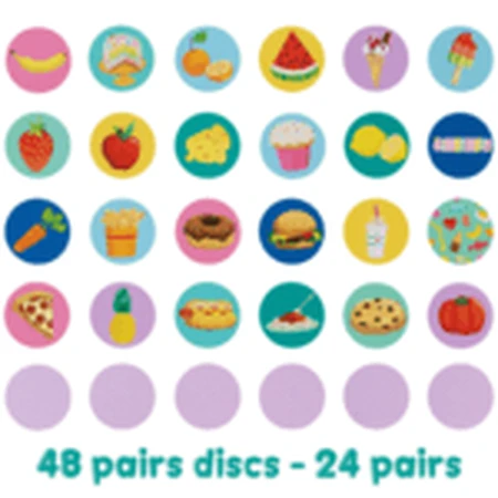 Pair matching game Boppi, 48 pieces, Food
