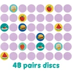 Pair matching game Boppi, 48 pieces, Food