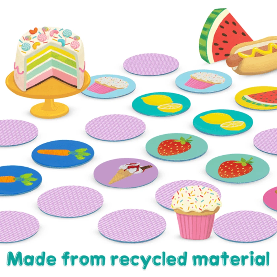 Pair matching game Boppi, 48 pieces, Food