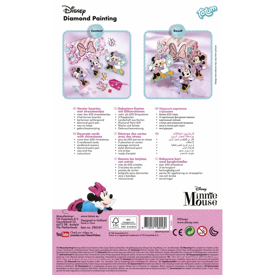 Creative diamond painting set Disney Minnie Mouse