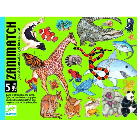 Jeu d'observation Zanimatch Djeco