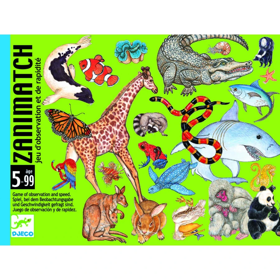 Jeu d'observation Zanimatch Djeco