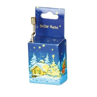 Flachmann mit Wintermotiven und Wintermelodien