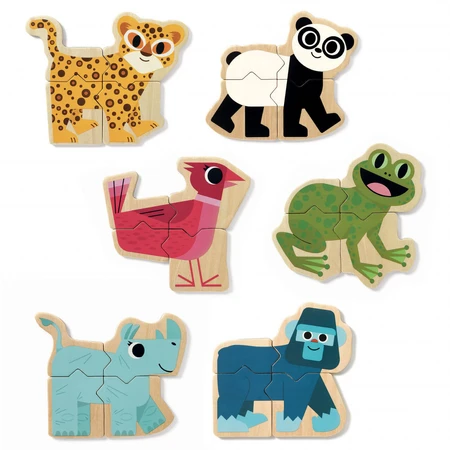 Djeco Mixanimo magneetpuzzel