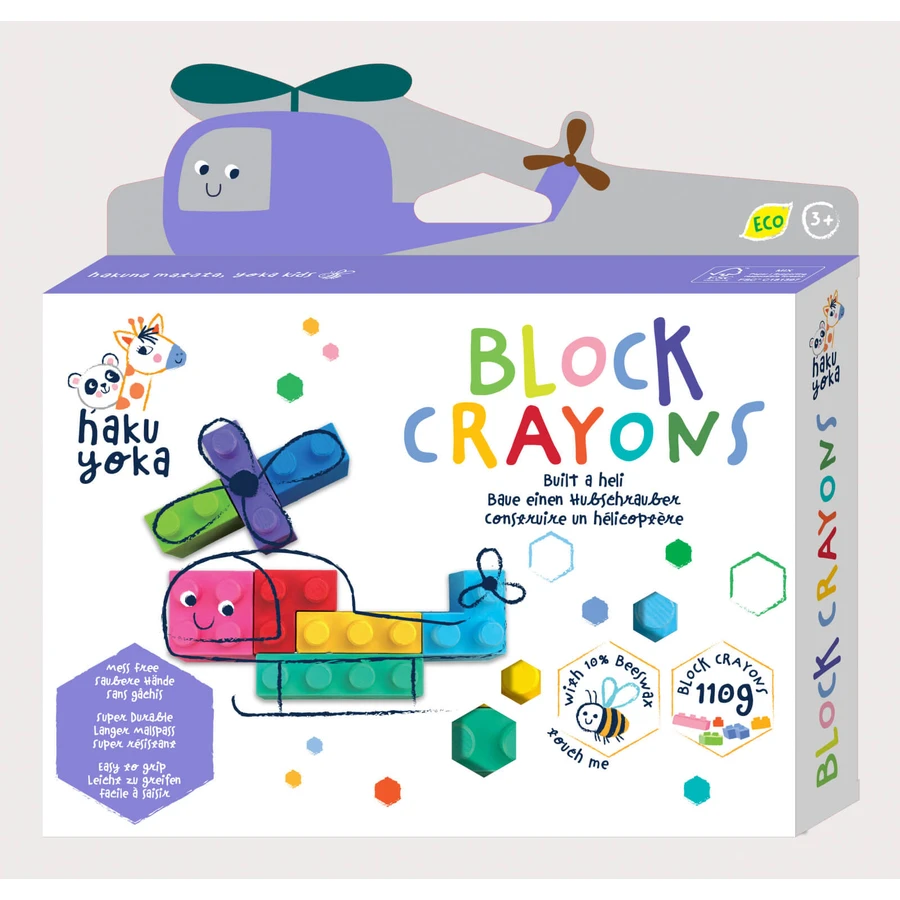 Crayones de bloques interconectables - Elicopter, Haku Yoka