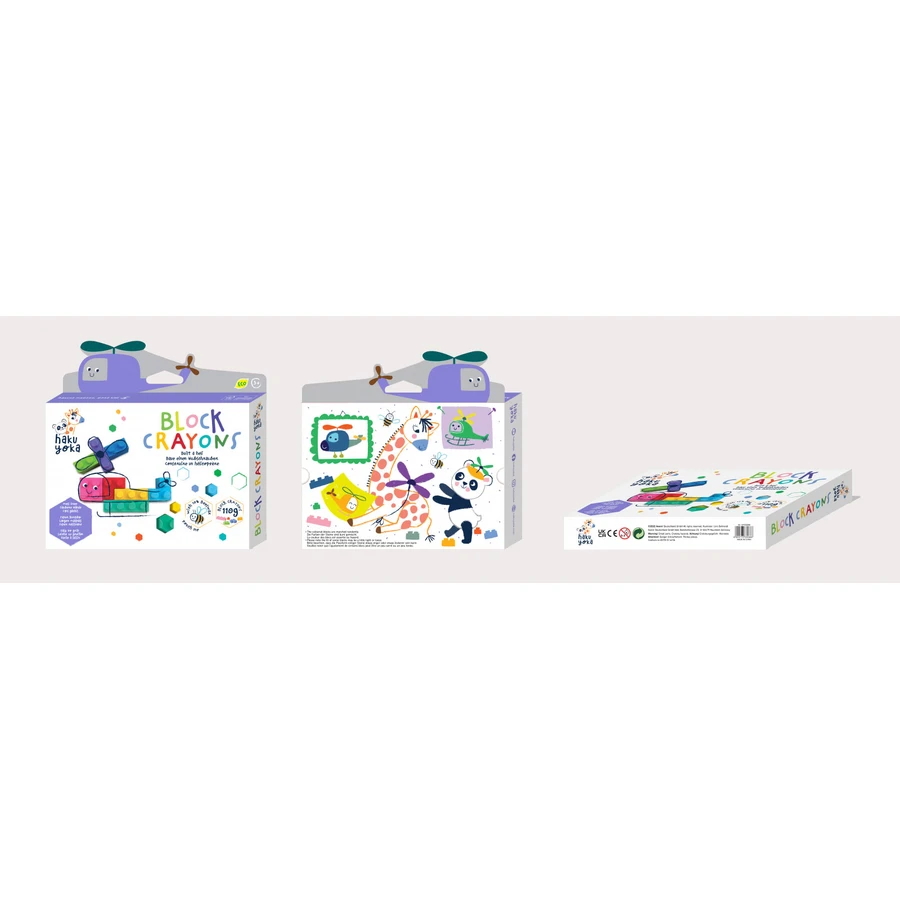 Crayones de bloques interconectables - Elicopter, Haku Yoka
