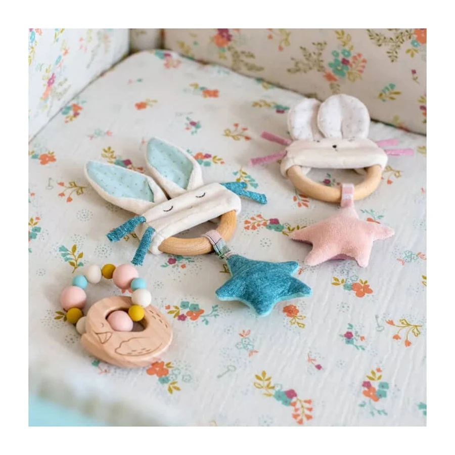 Zornaitoare cu inel de lemn Soricel , Moulin Roty