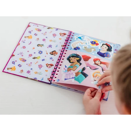 Set créatif avec autocollants, chiffres à coller, Disney Princess