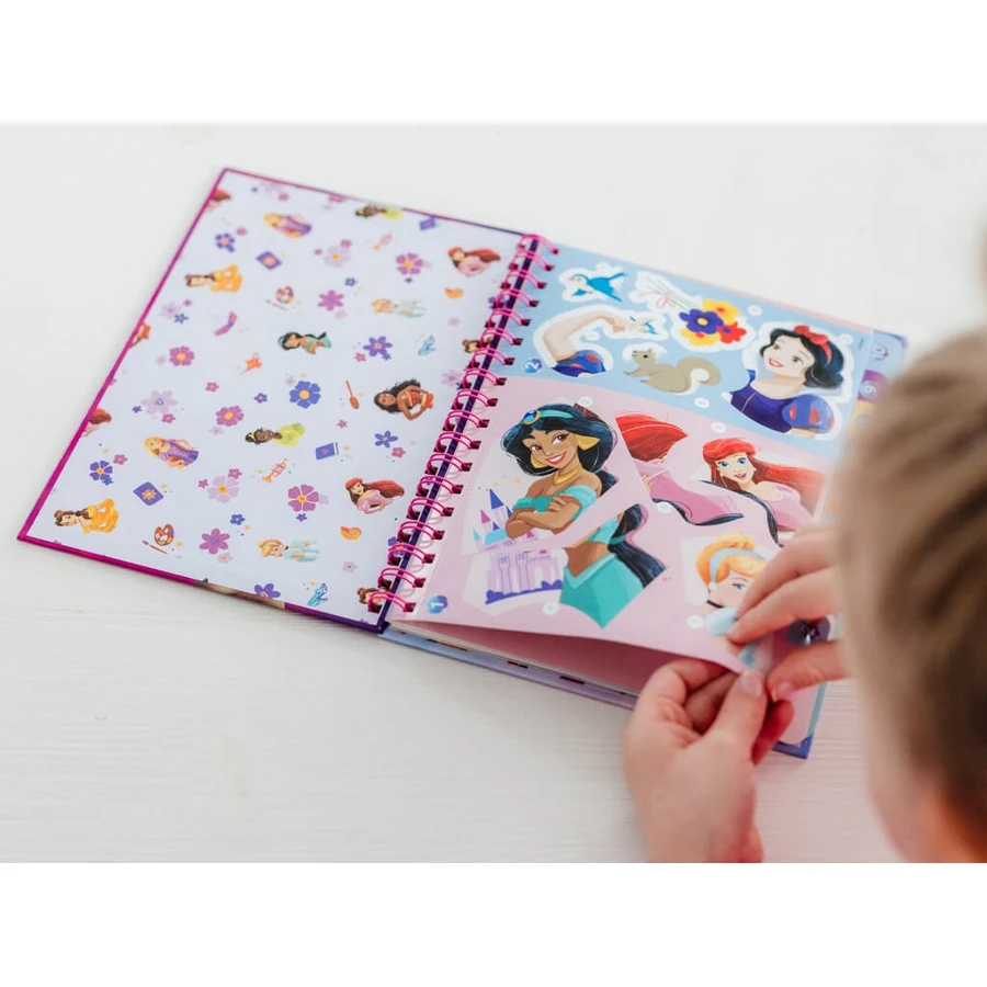 Set créatif avec autocollants, chiffres à coller, Disney Princess